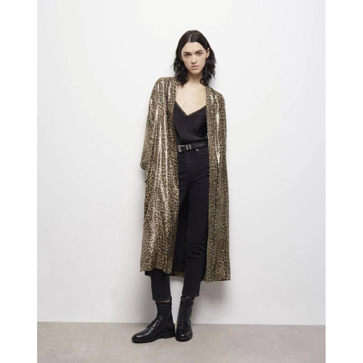 The Kooples Leopard Print Kimono